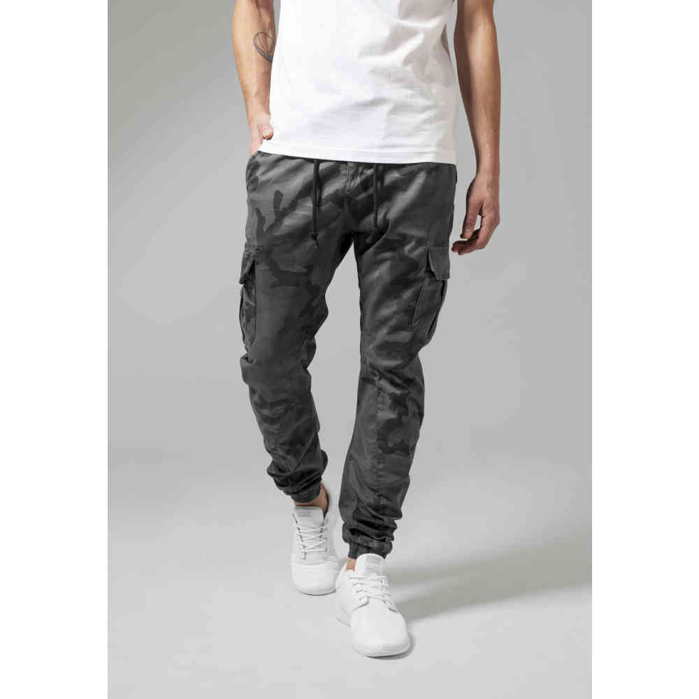 Urban Classics - Camo Cargo pants - Grey